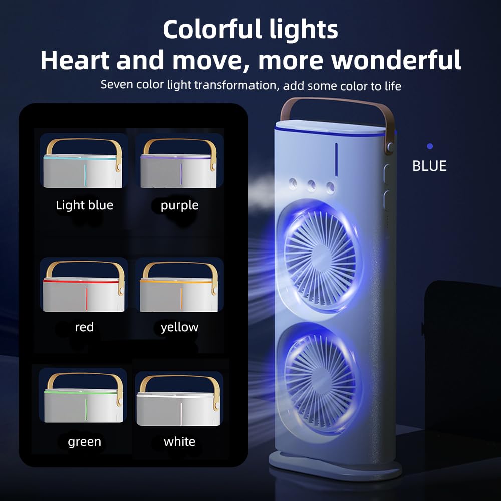AeroMist Pro™ – 3-in-1 Smart Cooling Fan
