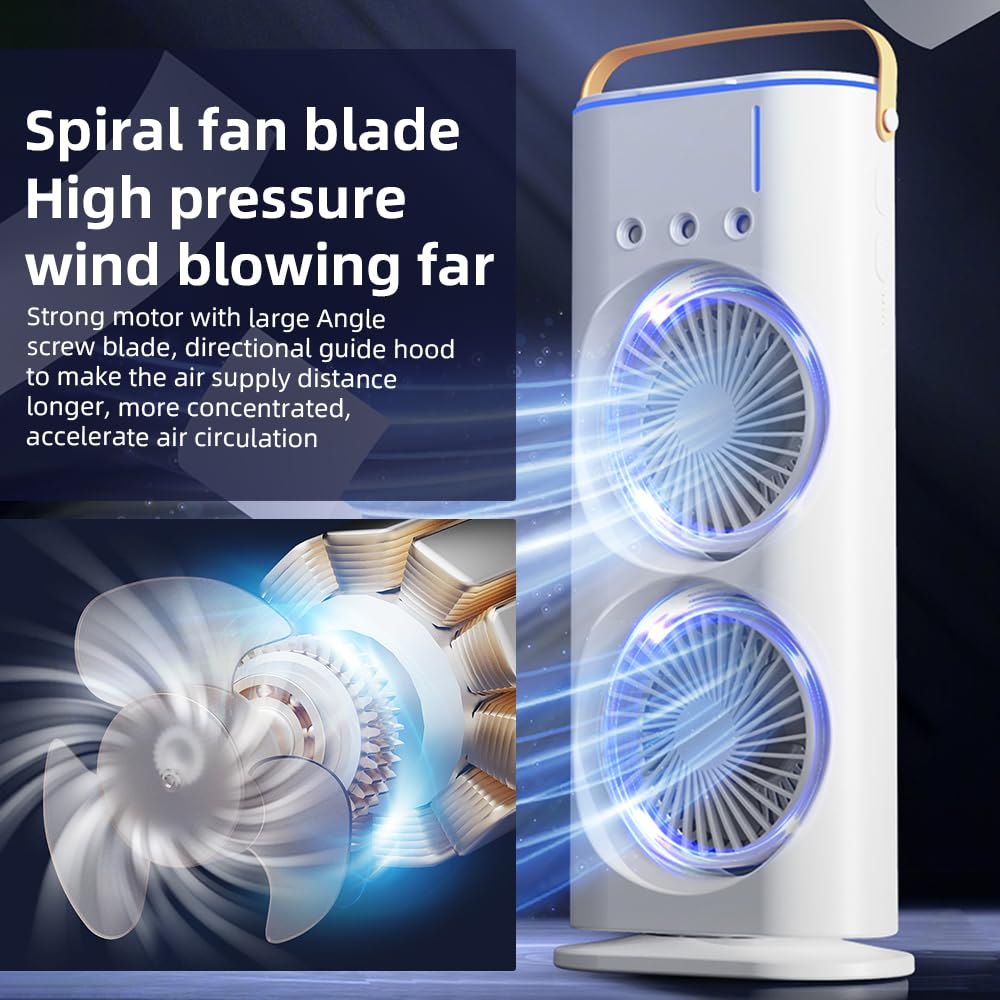 AeroMist Pro™ – 3-in-1 Smart Cooling Fan