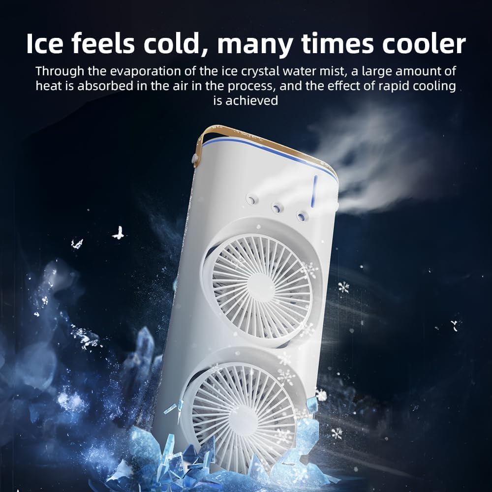 AeroMist Pro™ – 3-in-1 Smart Cooling Fan
