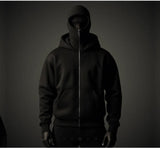 Men's Full Sleeves Zipper Hoodie with Mask